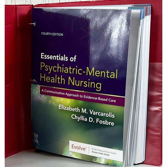 Essentials of Psychiatric Mental Health- Loose Leaf-VARCAROLIS 4th Edit LIKE NEW - Picture 2 of 11